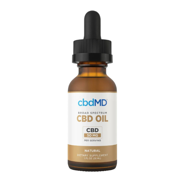 cbdMD Broad Spectrum CBD Oil Tincture