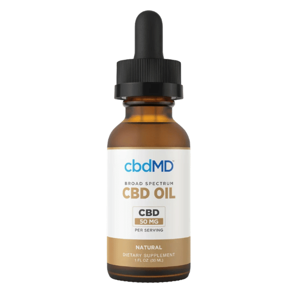 cbdMD Broad Spectrum CBD Oil Tincture