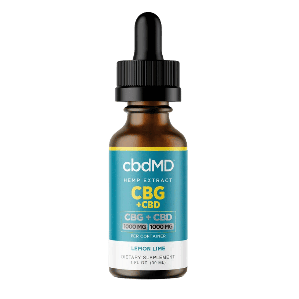 cbdMD Broad Spectrum CBG + CBD Oil Tincture