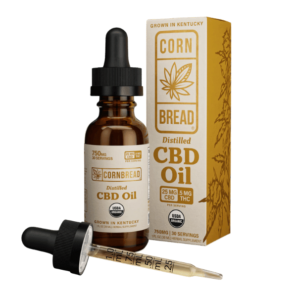 Cornbread Hemp Distilled USDA Organic CBD Oil