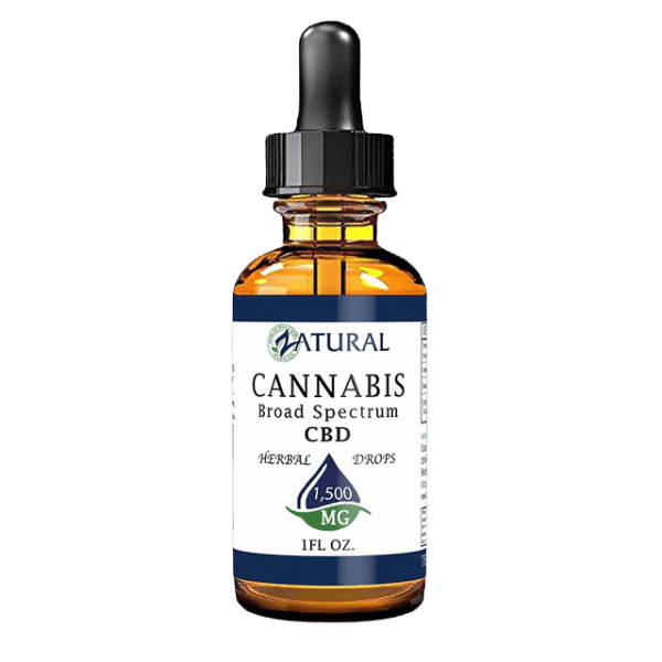 Zatural Broad Spectrum CBD Oil Drops — Natural